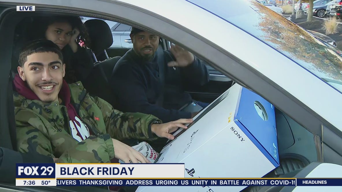 Father and son sleep outside Cherry Hill GameStop for 2 days to get Playstation 5